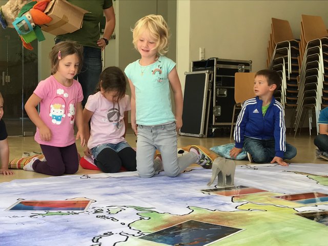 Die Kinder des Kindergartens Mössna haben in diesem Schuljahr als erstes am Klimaprojekt teilgenommen.