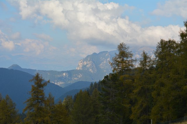 Schöner Spaziergang von der Maierl Alm nach Obereggen im Eggental.