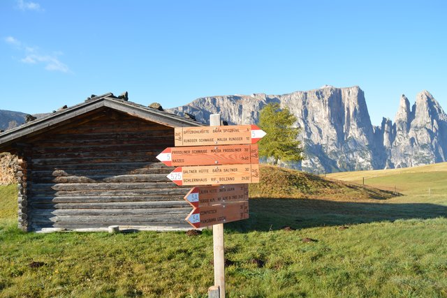 Die Seiser Alm befindet sich auf einer Seehöhe von 1.680 bis 2.350 Metern und stellt mit einer Fläche 56 Quadratkilometern eines der größten geschlossenen Hochplateaus in den Alpen dar.