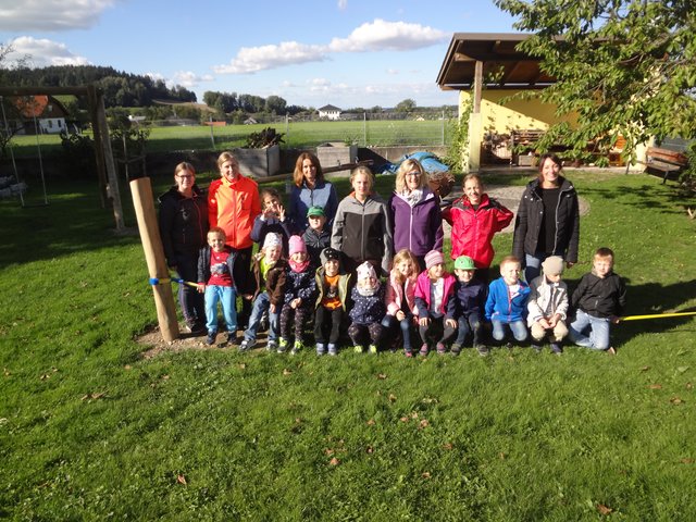 Die Kindergartenkinder aus St. Marienkirchen im Haus Sonne.