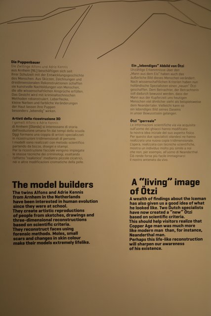 Das Südtiroler Archäologiemuseum in Bozen ist der Ausstellungsort des "Mannes vom Tisenjoch", besser bekannt als "Ötzi" und gehört zu den führenden archäologischen Museen Italiens..