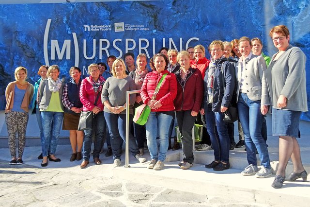 Bei der Herbsttagung besuchten die Lungauer Ortsbäuerinnen und ihre Stellvertreterinnen auch die Nationalparkausstellung in Muhr.