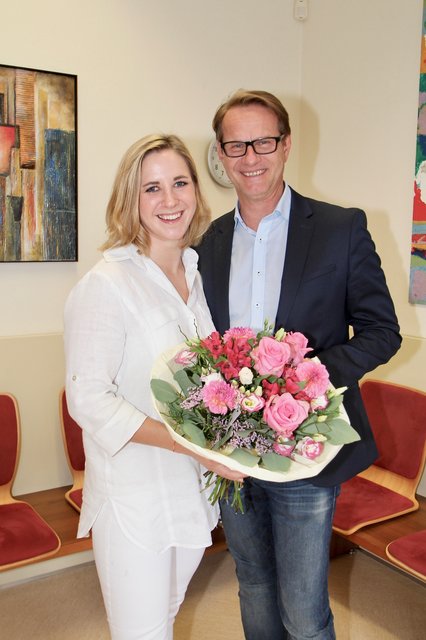 Bgm. Marcus Martschitsch hieß Dr. Reingard Glehr in Hartberg herzlich willkommen.