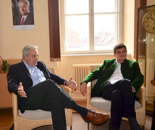 Bürgermeister Werner Gutzwar und Vizebürgermeister Franz Jost im WOCHE-Interview über die baldige Personal-Rochade an der Spitze der Fürstenfelder Kommunalpolitik.