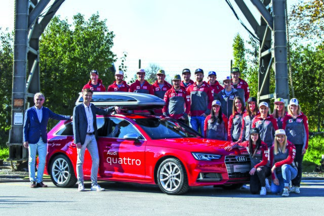 Die ÖSV Stars sind auch in den kommenden Jahren mit Audi unterwegs.