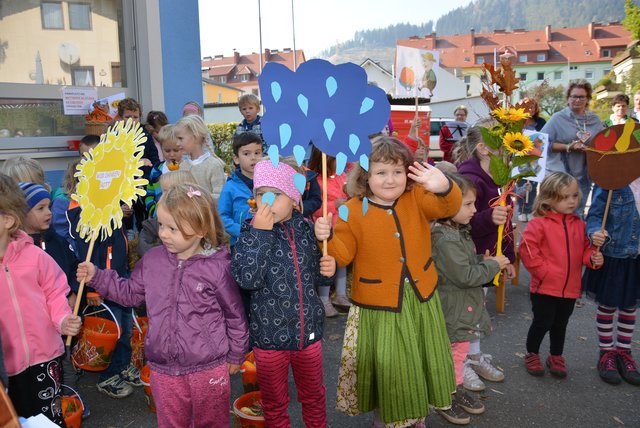 Tolles Wetter und beste Laune herrschte beim Herbstfest des Kneipp-Kindergartens 1 in St. Michael.