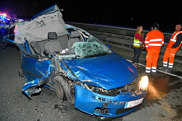 Hall/Volders: Ein schwerer Unfall sorgte in der Früh für Stau auf der A12.