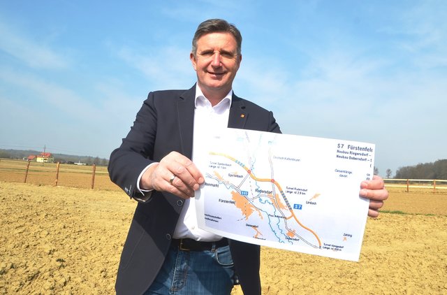 LAbg. Ewald Schnecker: "Für den S7-Tunnel Rudersdorf werden die Baulose demnächst vergeben."