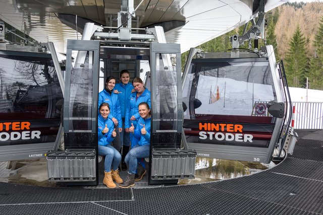 Frauenpower am Berg bei den Hinterstoder-Wurzeralm Bergbahnen.