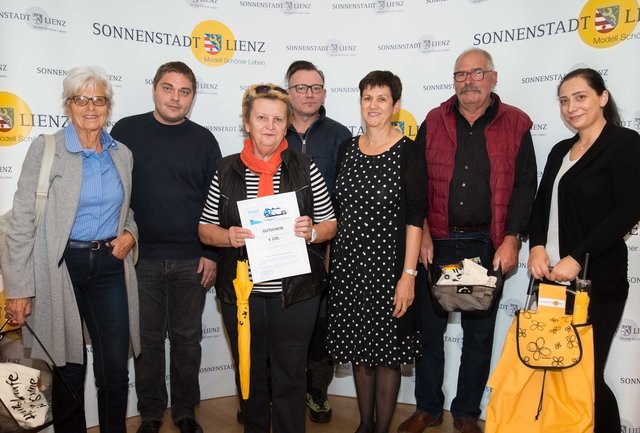 Die GewinnerInnen des Gewinnspiels zum „Internationalen Mobilitätstag“ in Lienz .