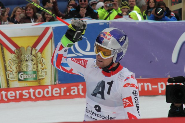 &lt;f&gt;Alexis Pinturault&lt;/f&gt; holte bei den alpinen Skiweltcuprennen 2016 in Hinterstoder einen Doppelsieg. | Foto: Staudinger