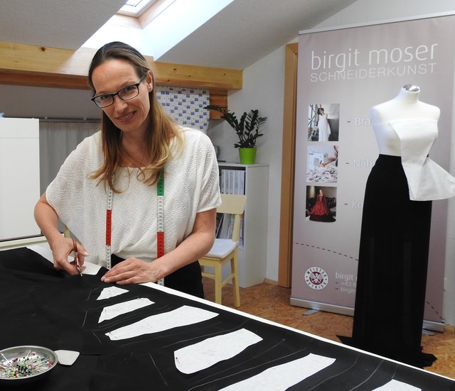 Schneidermeisterin Birgit Moser ist neue Landesinnungsmeisterin für Mode und Bekleidungstechnik