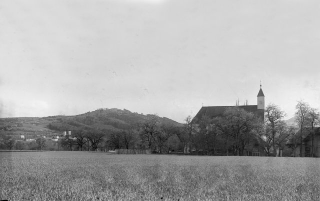Blick von Sautern Richtung Stift Schlierbach