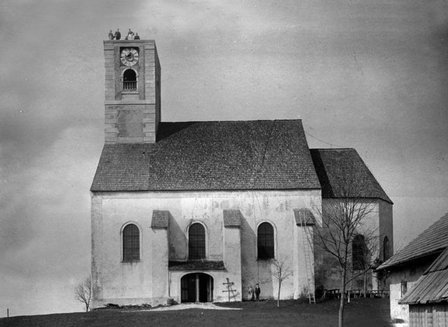 Georgenbergkirche 1904 nach dem Brand