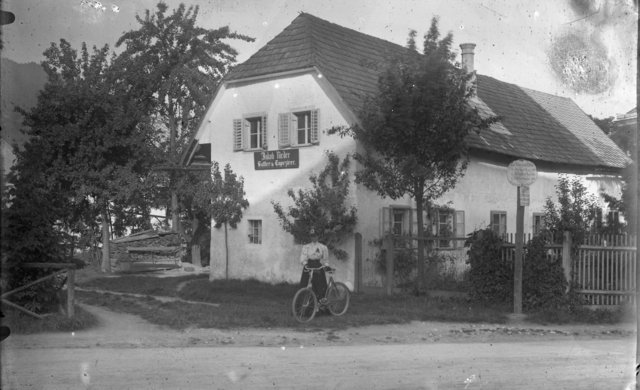 Jakob Rieder Sattler und Tapezierer, Posthaltestelle in Micheldorf