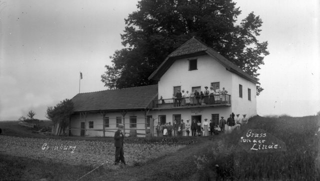 Gasthaus zur Linde, laut Aufschrift am Foto in Obergrünburg