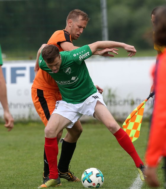 Torschütze beim 2:1: A. Radonjic (vorne) | Foto: Kuess