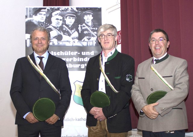 Die Geehrten Gottfried Berdnik, Franz Lechner und Willi Urschler (v.l.).

 | Foto: KK