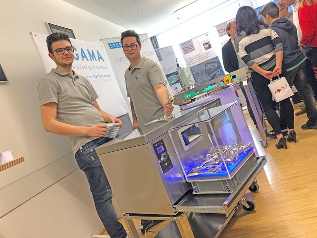 Innovatives zu sehen gab's am Stand von Lugama.