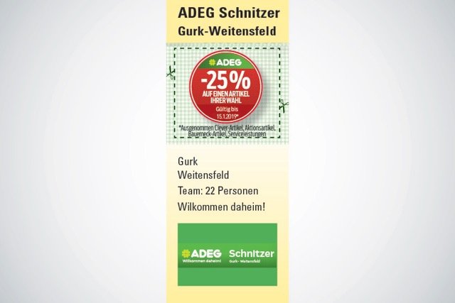 ADEG Schnitzer Gurk-Weitensfeld | Foto: ADEG Schnitzer Gurk-Weitensfeld