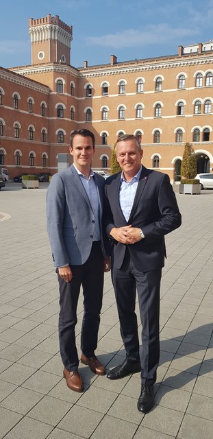 Tauschten sich auch über GU aus: S. Hermann, M. Kunasek