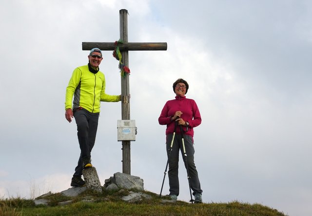 Auf dem ersten Gipfel, dem Kleinen Königskogel
