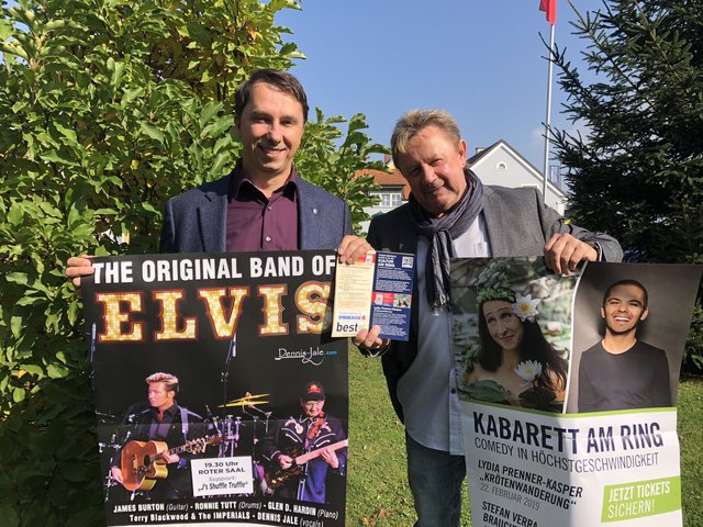 Andreas Themel und Rudi Weißenbacher stellten das Programm vor. | Foto: Verderber
