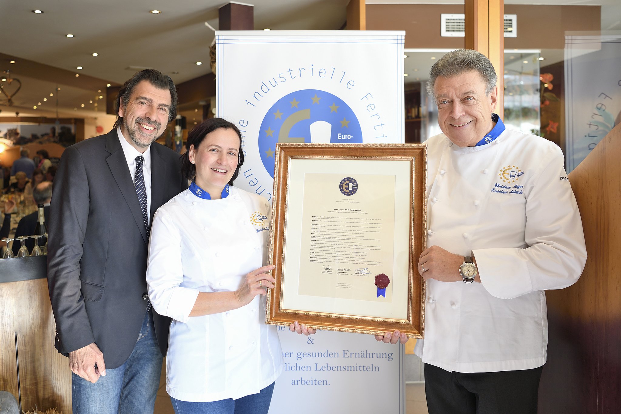 Gastronomie Sandra Keller gehört zu den „EuroToques Köchen