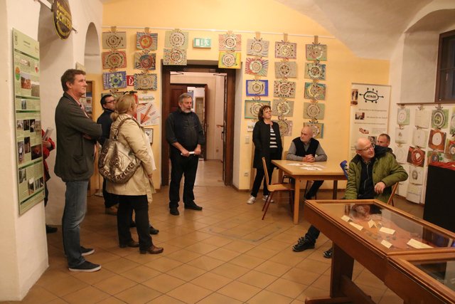 Präsentation des Schauraums.