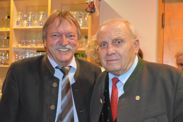 Chorleiter Franz Hrastnig und Komponist Dieter Fleiss