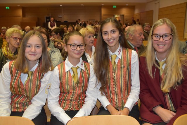 Rahel Sturm, Joseline Marktl, Sabrina Schasche und Michelle Lukatell (v. li.) vom MV Möchling-Klopeiner See