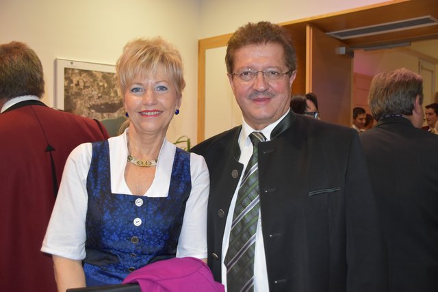 Bürgermeister Thomas Krainz mit seiner Frau Margot