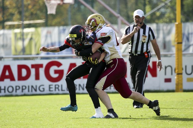 Kein Durchkommen gab es diesmal für die Schwaz Hammers bei der starken Patriots Defense. 