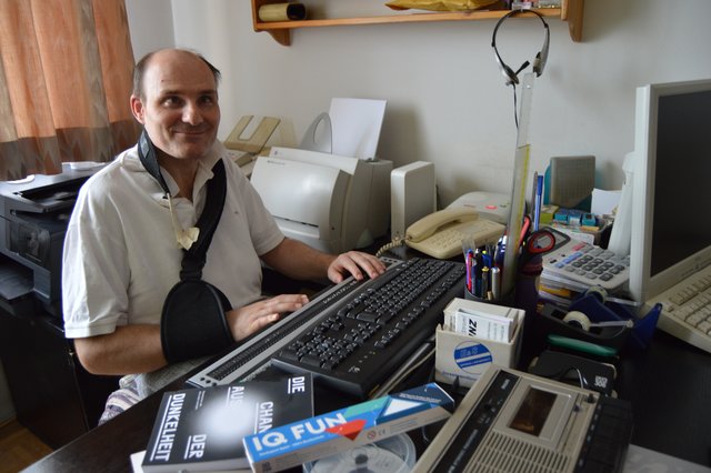 Norbert Dornauer hat eine App entwickelt, die hilft, sich Informationen leichter zu merken: "I'm clever" | Foto: Lehner