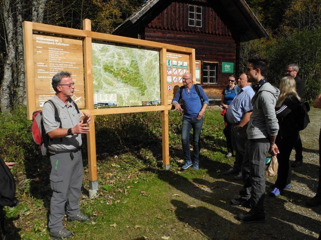 Fachexkursionen führten zu den als UNESCO-Weltnaturerbeflächen ausgezeichneten alten Buchenwälder im Nationalpark Kalkalpen. | Foto: Nationalpark Kalkalpen