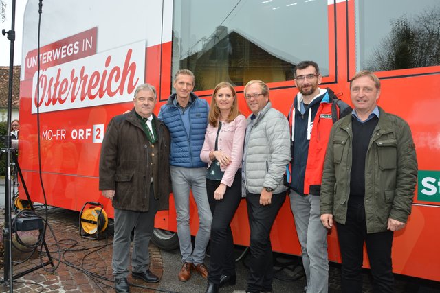 Guten Morgen Österreich hieß es zum Wochenauftakt aus der Schachblumengemeinde Großsteinbach.