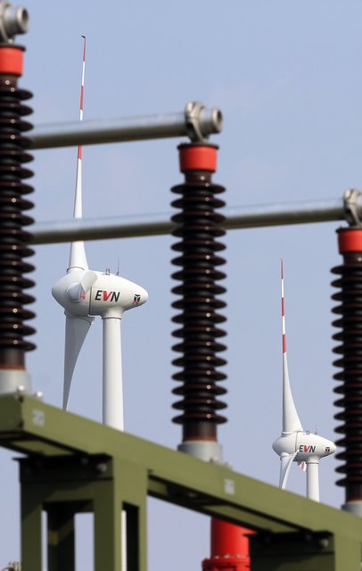 Zahlreiche Windparks der EVN speisen in das Netz der Netz NÖ.