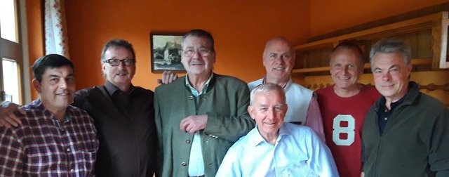 Vereinsvorstand: v.l. Ralf Wedl, Karl Burg, Ferdinand Rubl, Matthias Baar, Peter Wolf, Anton Polt, Klaus Percig | Foto: Sylvia Polt