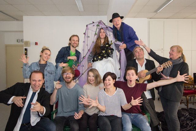 Das Team von "Arcadia – das Fantastical" probt schon eifrig für die Premiere am 25. November. | Foto: Kinderfreunde/Felix Zangerl 