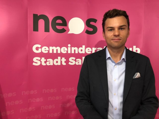 Neos-Baustadtrat Lukas Rößlhuber
