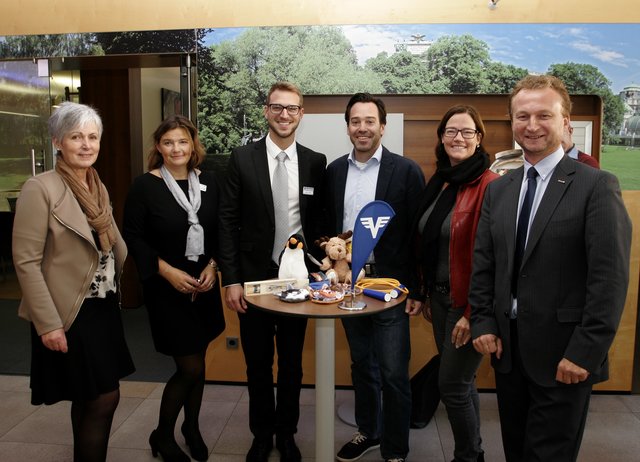 Besuch bei der Volksbank Wien AG. | Foto: Raimund Boltz