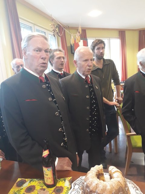 Ehrenobmann Dir. Heinz Diessner, Jürgen Gruber, Thomas Ferstner und Matthias Seiser