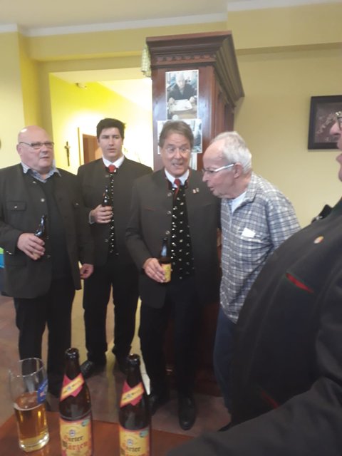 Willi Kornberger, Martin Muster, Hubert Straßburg und Alfred Taferner