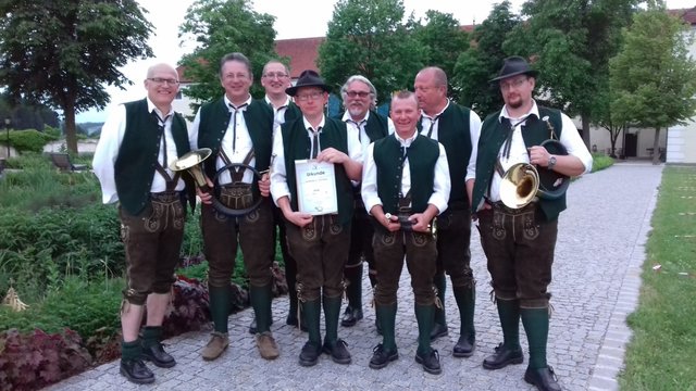 Die Jagdhornbläser aus St. Georgen laden zum Konzert.