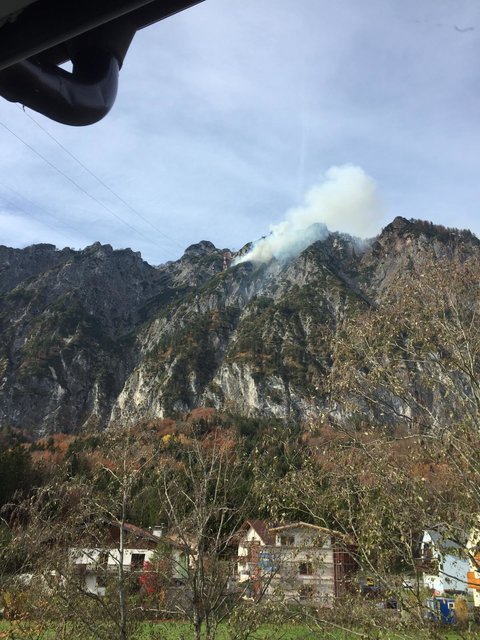 Das waren am Anfang des Brandes.