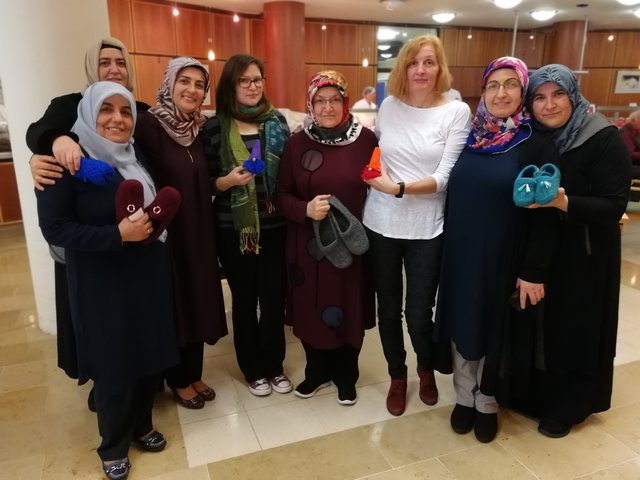 Zu Gast war auch eine Gruppe türkischer Frauen aus der Brigittenau. Seit einem halben Jahr unternehmen die Damen einmal in der Woche etwas mit Senioren, sei es Nordic Walking oder Wandern.