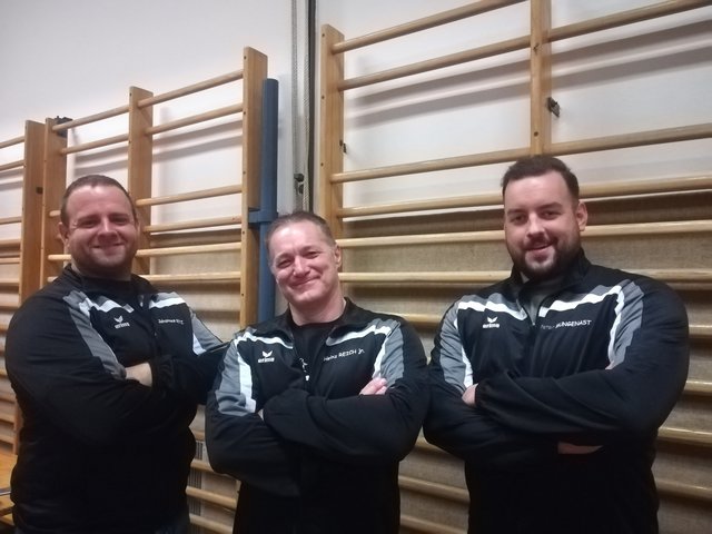 Hannes Setz, Trainer Heinz Reich jr., Peter Mungenast | Foto: Junior‘s Gym 
