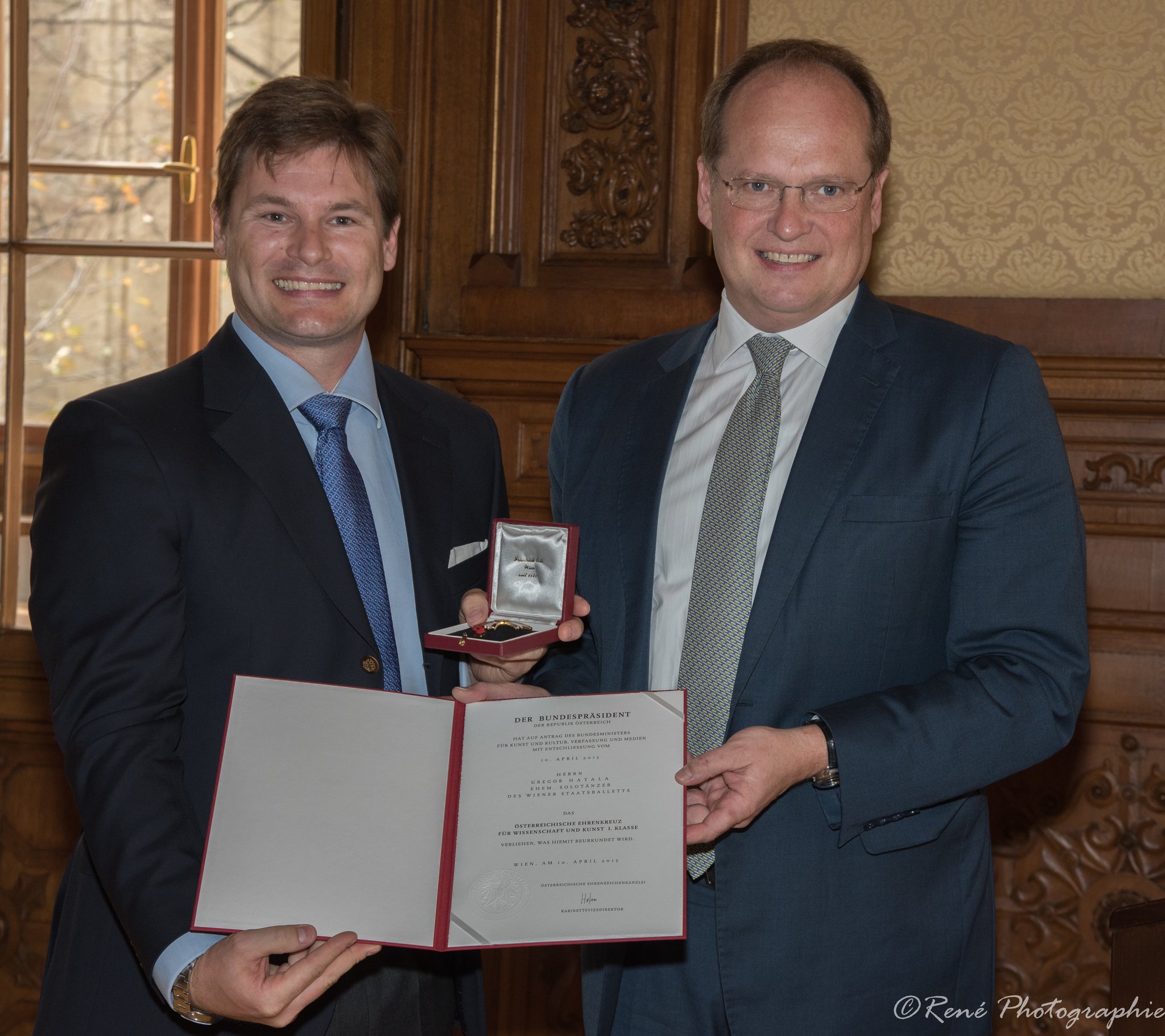 Verleihung des Österreichischen Ehrenkreuz für Wissenschaft und Kunst 1