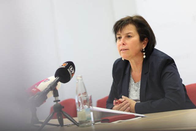 Sozial-Landesrätin Birgit Gerstorfer präsentierte die Budgetzahlen für 2019 und die Schwerpunkte im Sozialressort. | Foto: Land OÖ