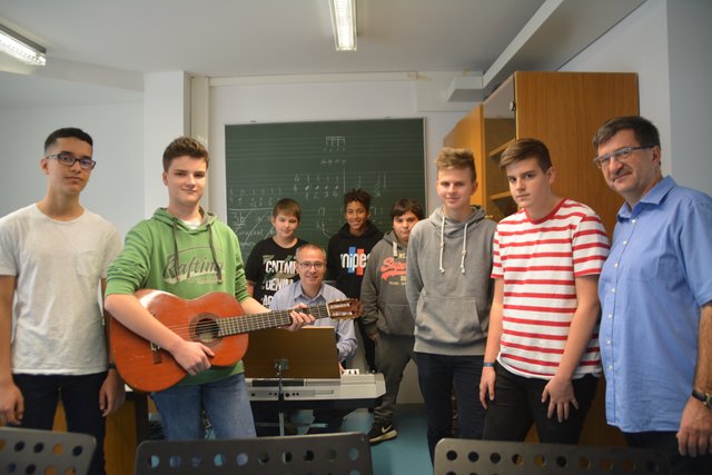 Der musikalische Unterricht wird groß geschrieben an der BAfEP.